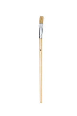 image of a paintbrush isolated over white.