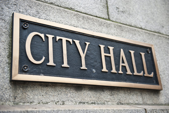 City Hall Name Board