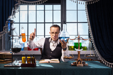 The scientist - a chemist