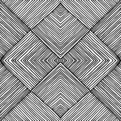 Dekokissen Nahtloses handgezeichnetes Muster. © valeriya_dor