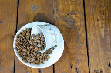 Fincan dolusu çekirdek kahve