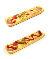 zapiekanka z salami