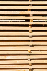 Building materials for sale outside on the basis of the building