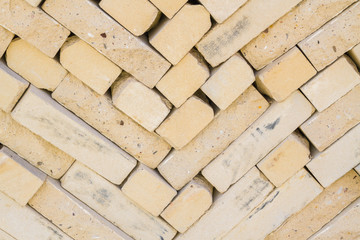 Building materials for sale outside on the basis of the building