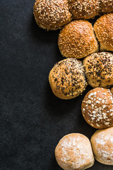 Artisan bakery border background