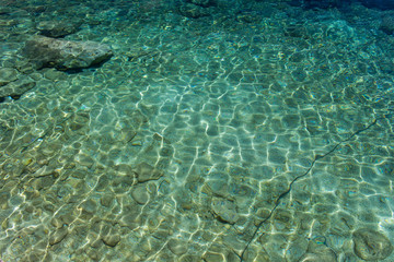 Seashore on a greek island