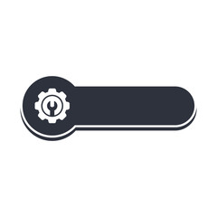 cog setting icon banner template