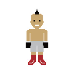 pixel people boxer avatar