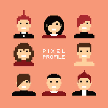 Pixel People Avatar Set