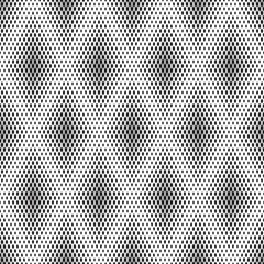 Vector seamless texture. Repeating geometric tiles lozenges. Monochrome graphic design.