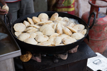 Hot Idlis Being Cooked