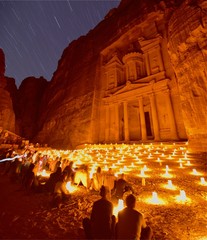 Petra by Night runs every Monday, Wednesday and Thursday of each week, starts at 20:30 from Petra...