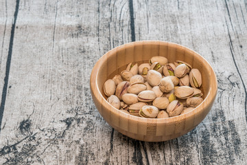 Pistachios in a bowl