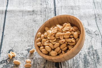 Peanuts in a bowl