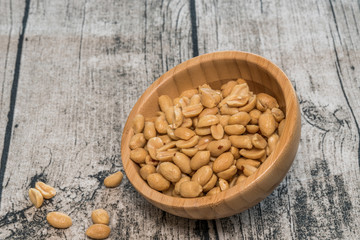 Peanuts in a bowl