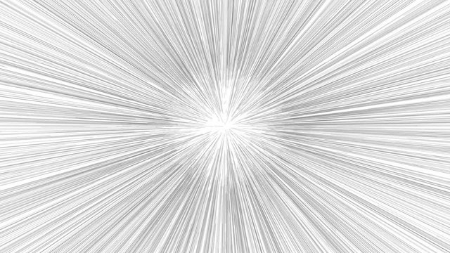 Abstract black and white blast animation