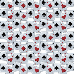 poker card theme pattern