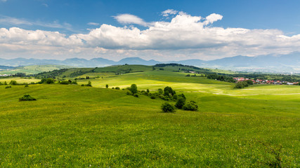 Fototapeta premium Nature in Liptov region, Slovakia in summer 2015