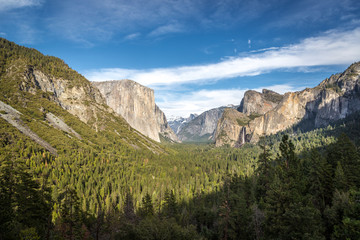 Fototapeta na wymiar Beautiful scenario at the Yosemite National Park, California, USA
