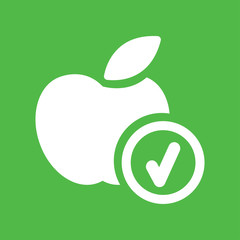 diet apple fitness healthy food  icon