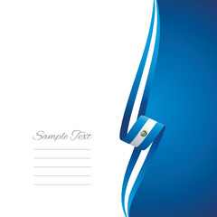 El Salvador right side brochure cover vector