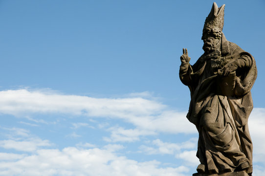 Statue of St Adalbert - Prague - Czech Republic