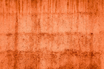 Simple red concrete wall with texture