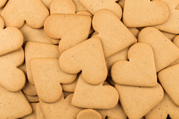 Gingerbread hearts cookies