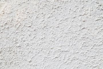 Plastered wall texture background in white color.