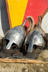  Rekawka - Polish tradition, celebrated in Krakow on Tuesday after Easter.  Knight camp during the traditional Medieval festival