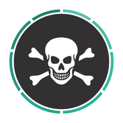 Skull computer symbol
