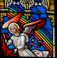 Stained Glass of an angel