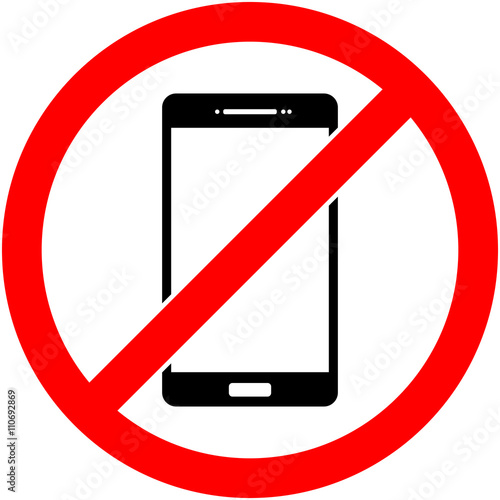 no mobile phone clipart - photo #41