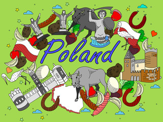 Poland vector illustration