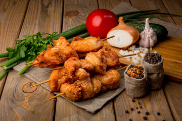 Tasty chicken barbecue