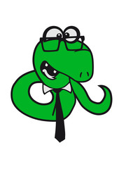glasses snake bookworm nerd geek ties hornbrille smart funny cool comic cartoon