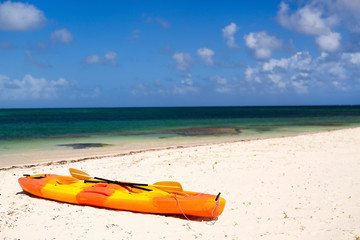 Kayak at beach