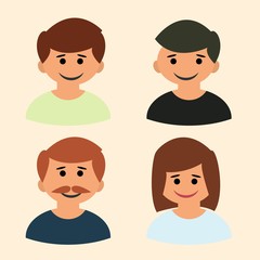 Family Icon Vector. Art. eps. Image. logo. Sign. Flat design.