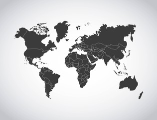 Fototapeta na wymiar world map design 