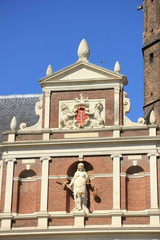 Fototapeta na wymiar Haarlem City Hall facade