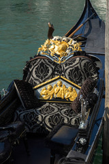 Close-up of a Gondola seat