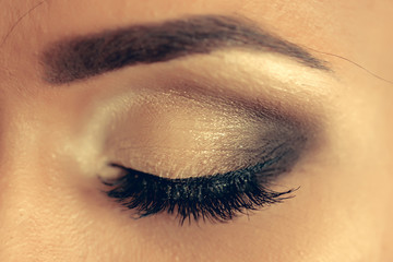 Beautiful female shut eye