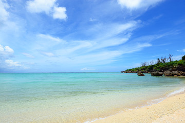 Plakat 沖縄の美しい海とさわやかな空