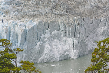 Ice Front of a Tidewater Glacier