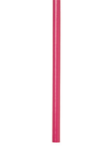 low section of a pink color pencil against white background.