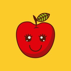fruit character design 