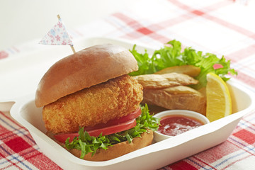 コロッケバーガー