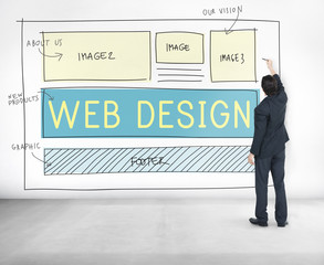 Web Design Layout Technology Website Internet Concept