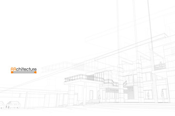 sketch design of house,vector