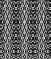 Abstract seamless geometric pattern background and monochrome cu